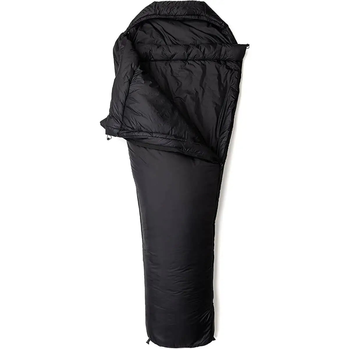 Black Snugpak Softie 10 Harrier Sleeping Bag featuring insulated design and mummy shape for maximum warmth during outdoor adventures. Black from John Bull Clothing