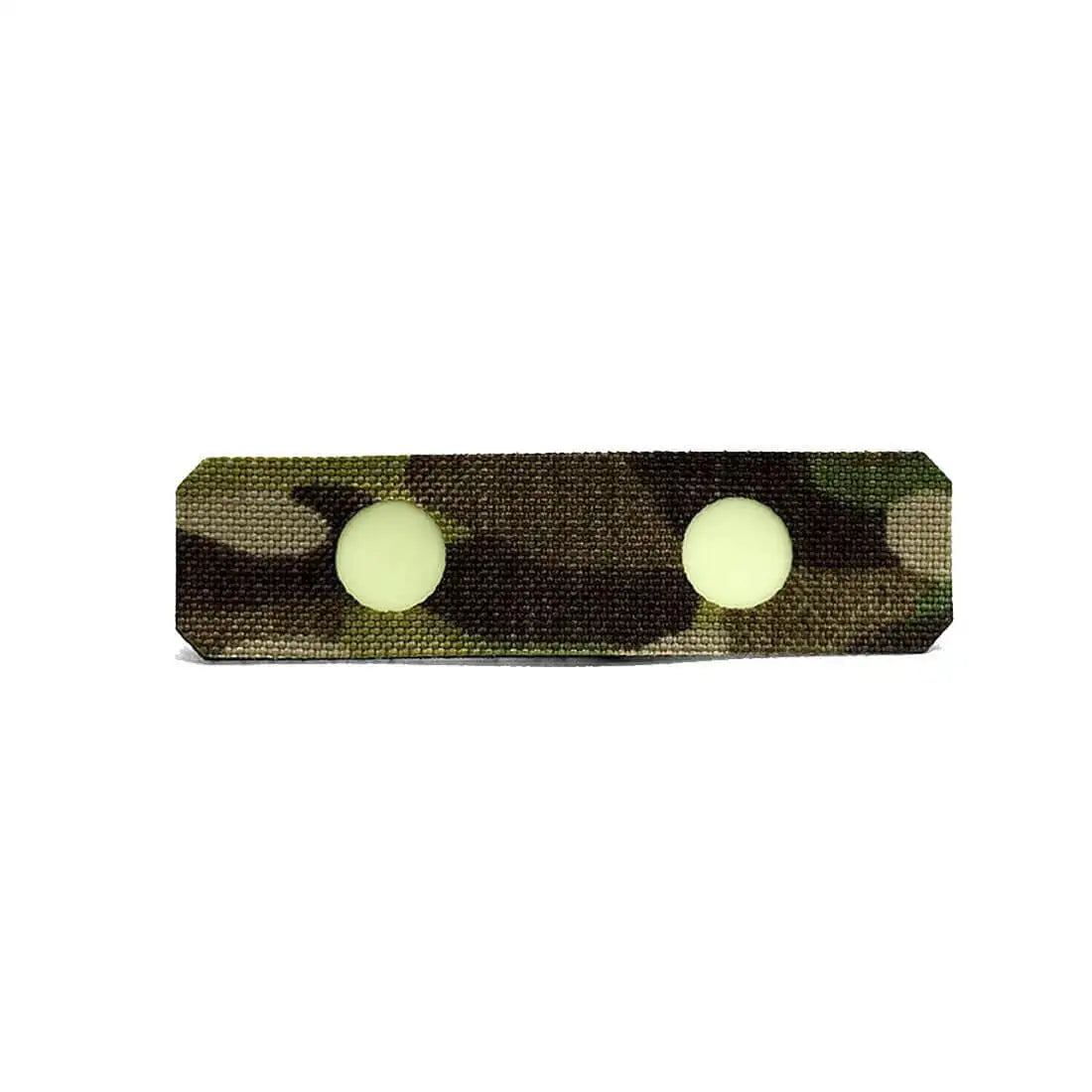 Spectre Lumineyes Double Panel Soldier Marking System in multicam Cordura with two luminous markers, ideal for tactical visibility in outdoor use. from John Bull Clothing