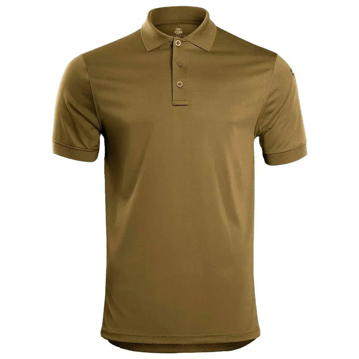 Stoirm Polyester Tactical Polo Shirt P01 - John Bull Clothing Coyote Tan from John Bull Clothing