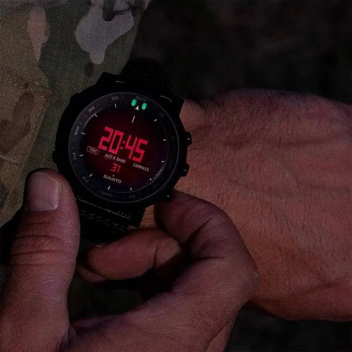 Suunto Core Alpha Stealth Tactical Watch - John Bull Clothing from John Bull Clothing
