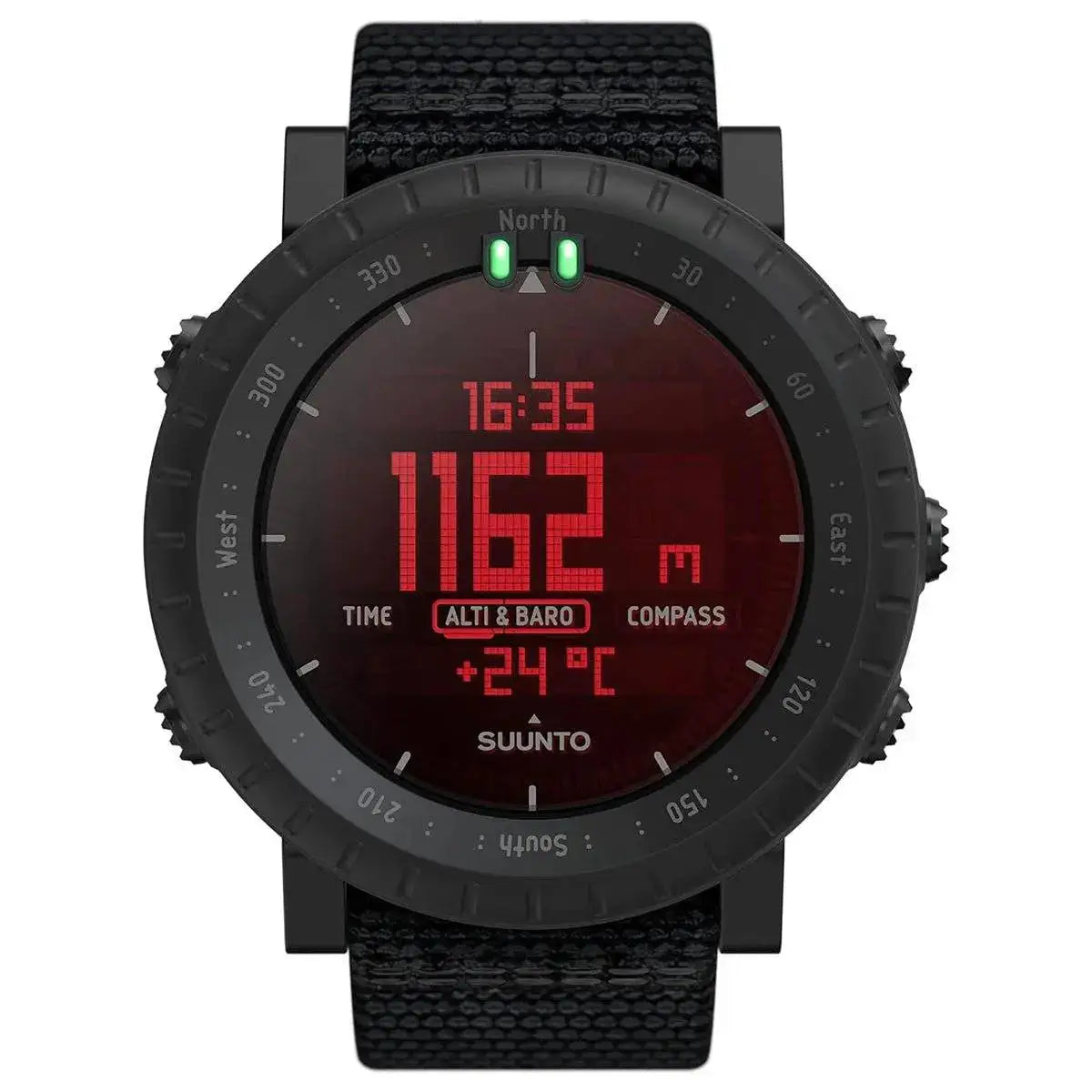 Suunto Core Alpha Stealth Tactical Watch - John Bull Clothing from John Bull Clothing