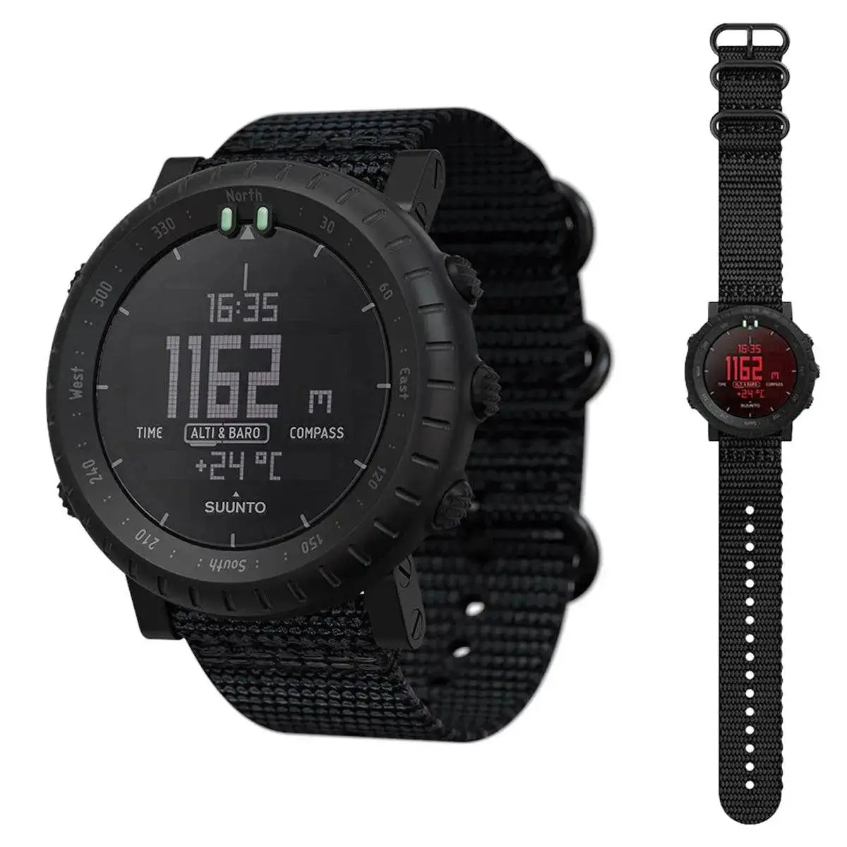 Suunto Core Alpha Stealth Tactical Watch - John Bull Clothing from John Bull Clothing