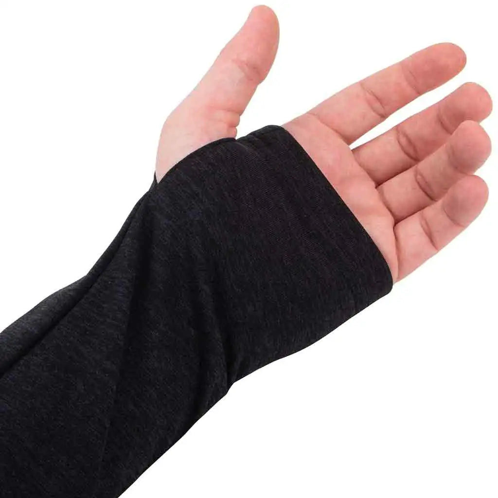 Ussen Baltic Crew Neck Black Thermal Shirt - John Bull Clothing from John Bull Clothing