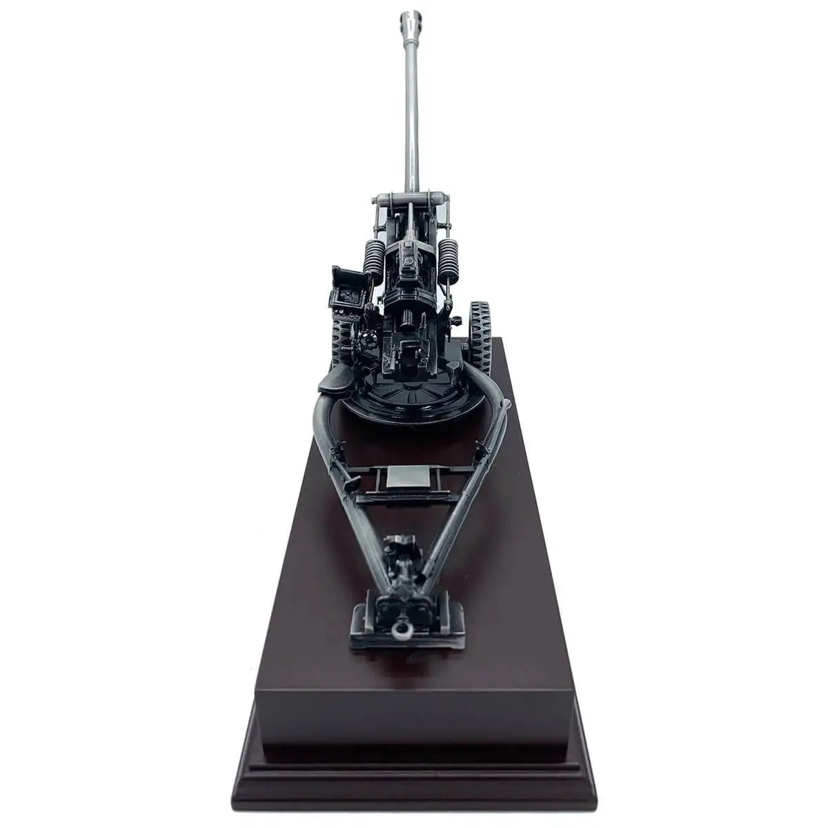 Front view of 105 Light Gun Pewter Army Model | John Bull Clothing, highlighting precision craftsmanship and realistic pewter finish for collectors.