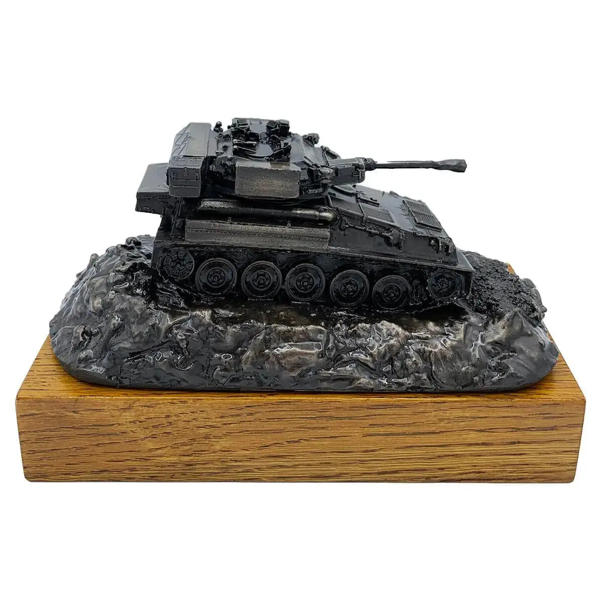 Bronze Resin Scimitar CVRT Reconnaissance Vehicle Statue - John Bull Clothing