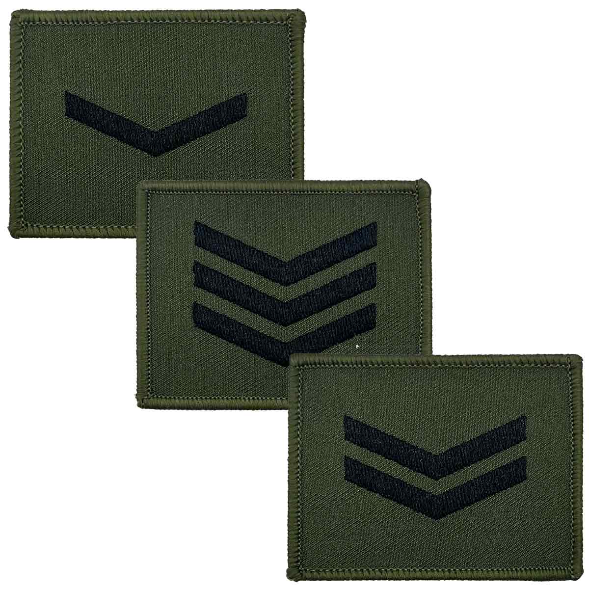 Commando Rank Square Subdued Patch - John Bull Clothing