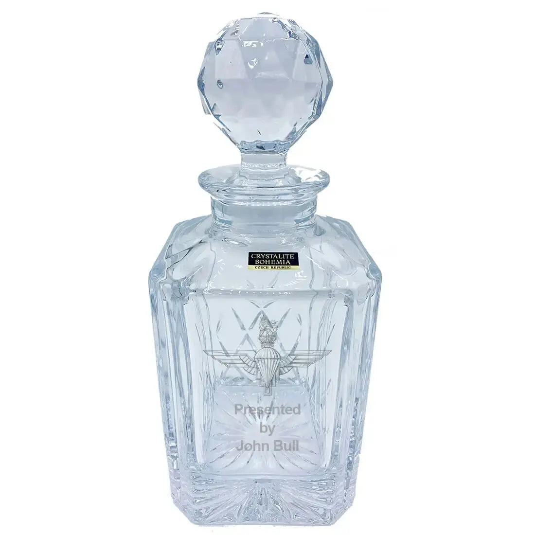 Crystal Whisky Decanter Set with 1 Glass - John Bull Clothing