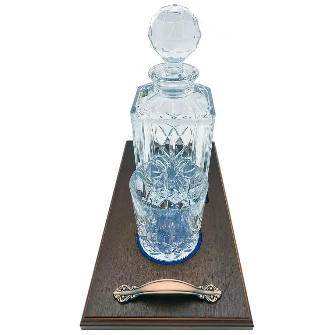 Crystal Whisky Decanter Set with 1 Glass - John Bull Clothing