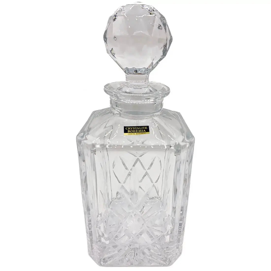 Crystal Whisky Decanter Set with 1 Glass - John Bull Clothing