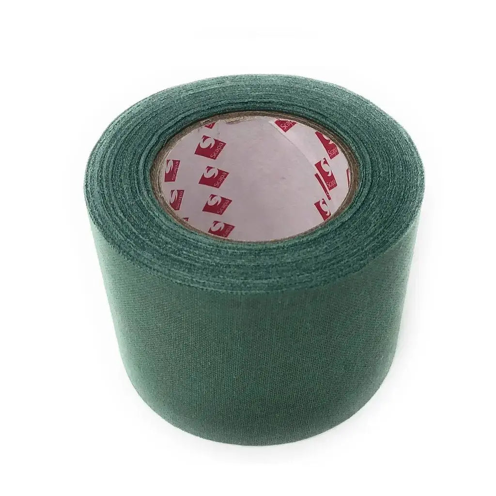 Genuine Scapa Sniper Tape 10 Metre Roll in green color, ideal for military and outdoor use, available in a 2-roll multipack from John Bulls.