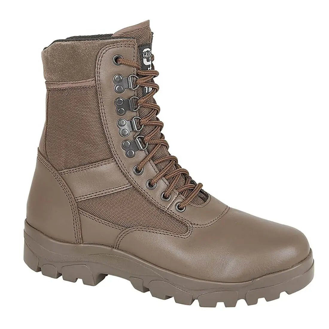 Grafters G-Force Unisex MoD Brown Combat Boot - John Bull Clothing