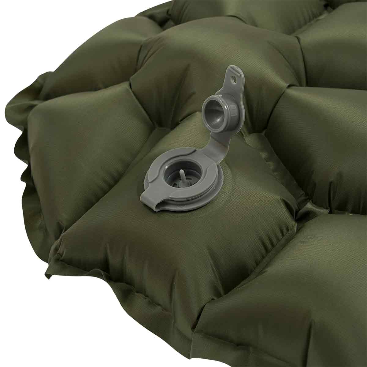 Highlander Nap-Pak Inflatable Sleeping Mattress Olive Green - John Bull Clothing