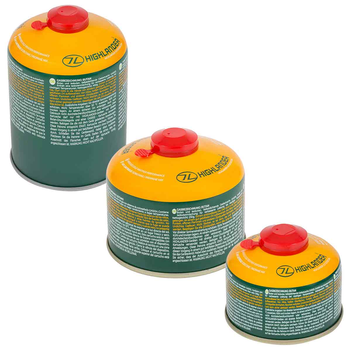 Highlander Valved Camping Gas Cartridge - John Bull Clothing