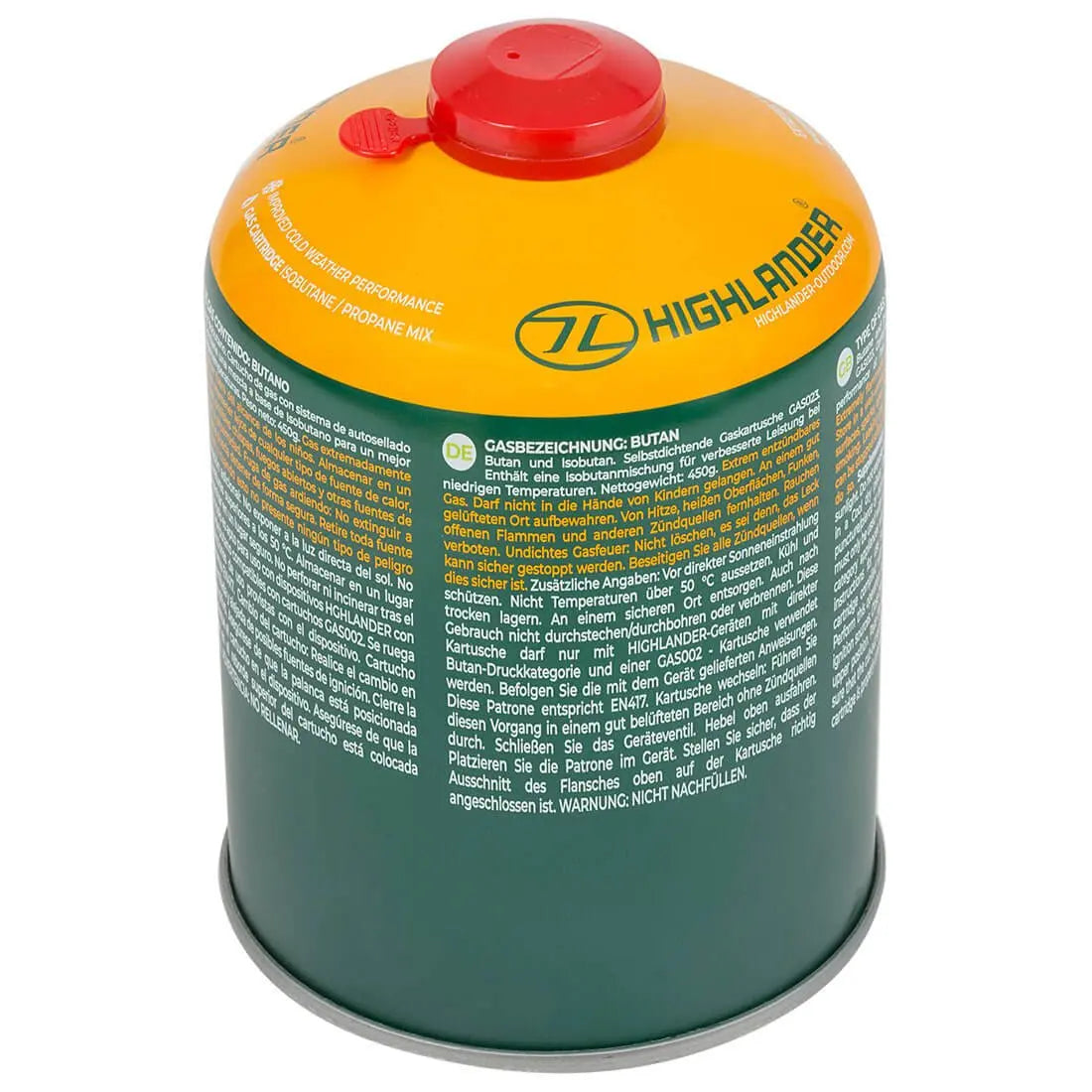 Highlander Valved Camping Gas Cartridge - John Bull Clothing