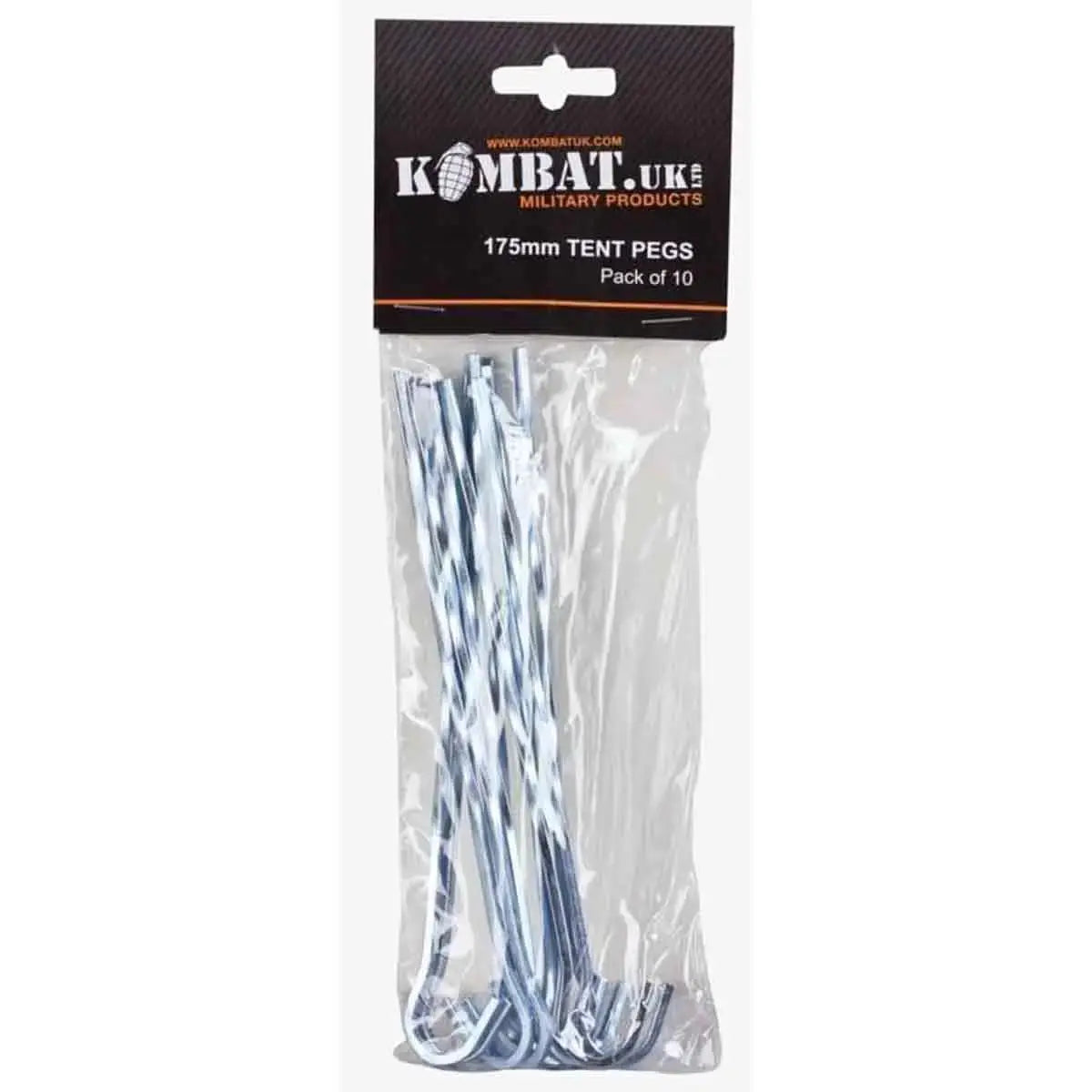 Kombat Steel Skewer Pegs - Pack of 10 - John Bull Clothing