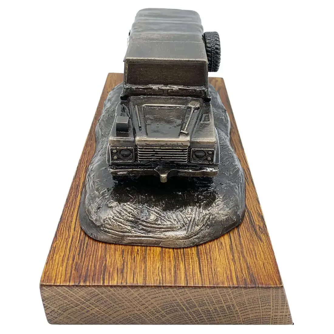 Land Rover Defender Bronze Resin Statue - John Bull Clothing