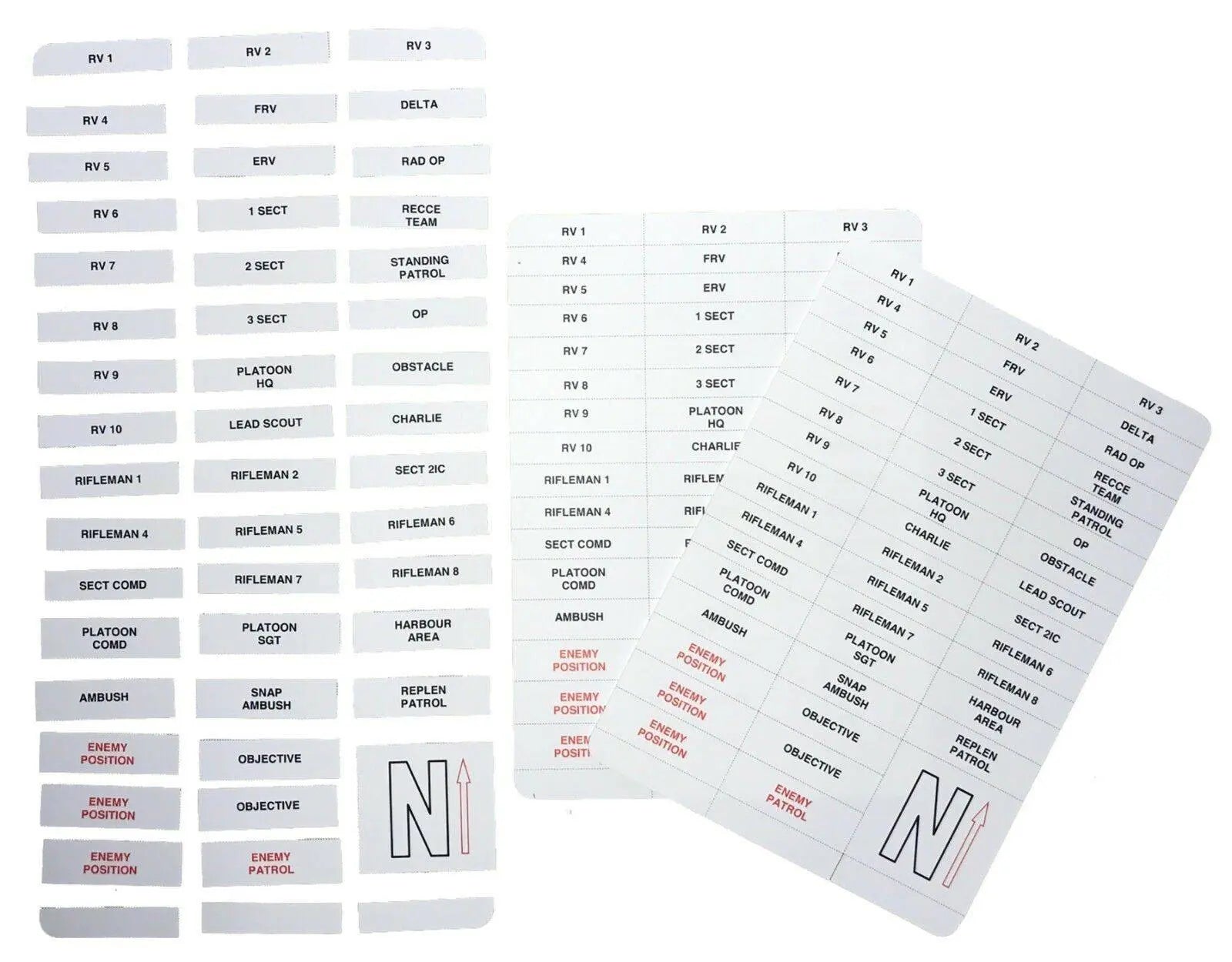 Model Kit Replacement Cards - John Bull Clothing