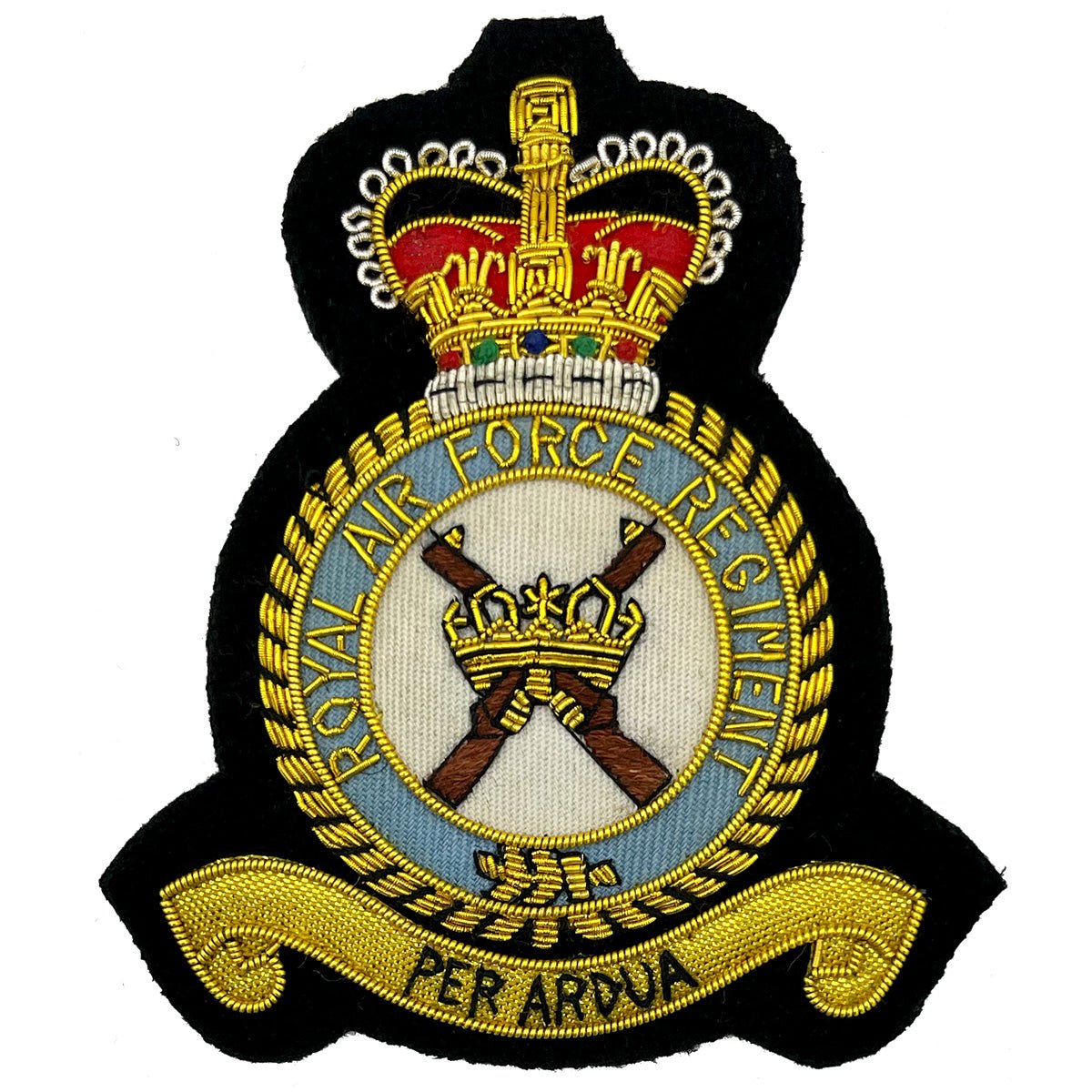 RAF Regiment Bullion Blazer Badge - John Bull Clothing
