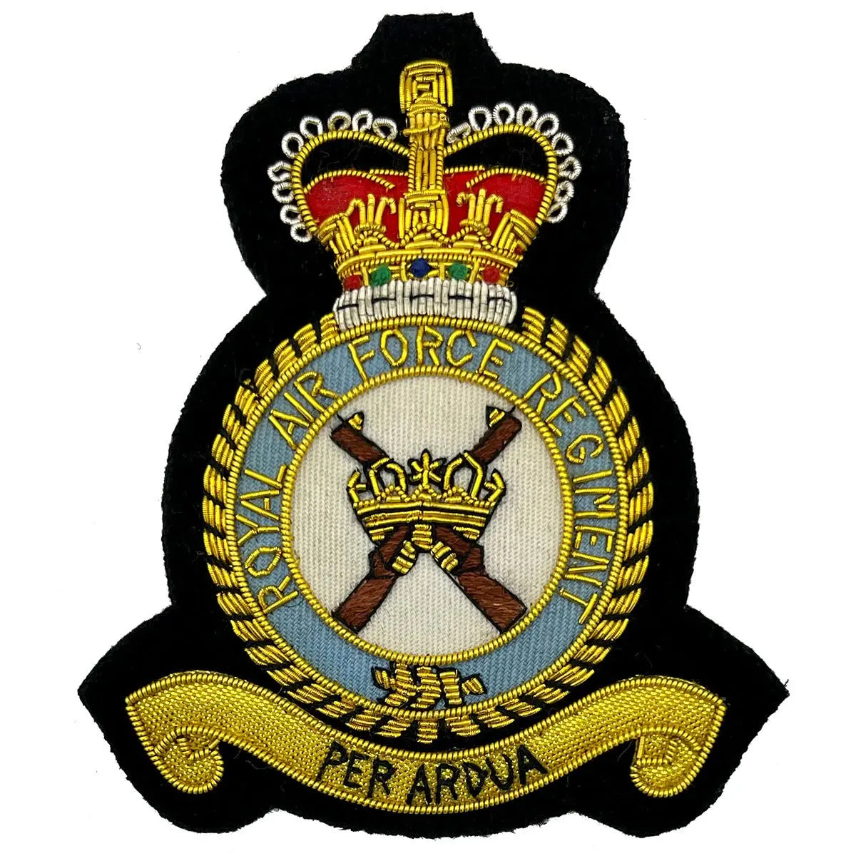 RAF Regiment Bullion Blazer Badge - John Bull Clothing