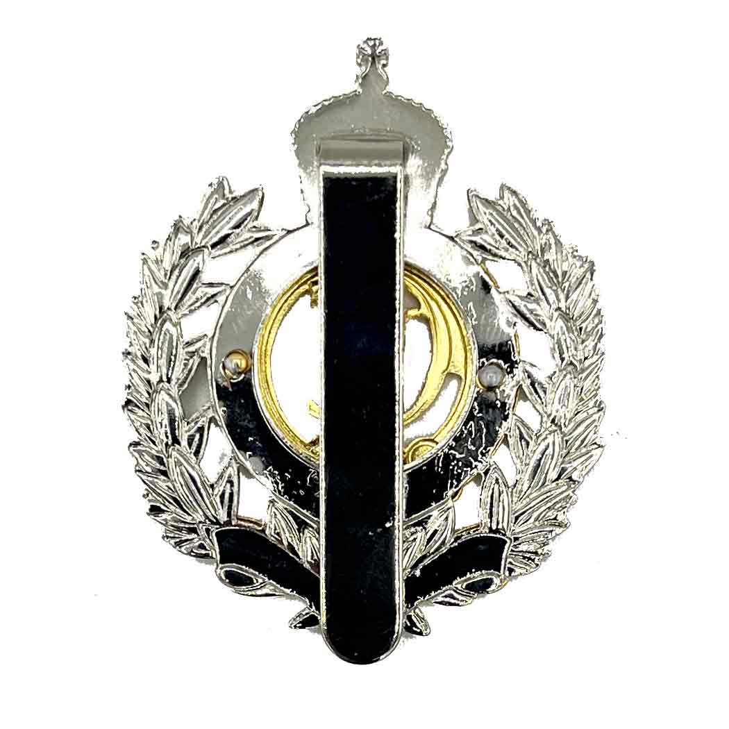 Royal Engineers Beret Cap Badge with Kings Tudor Crown - John Bull Clothing