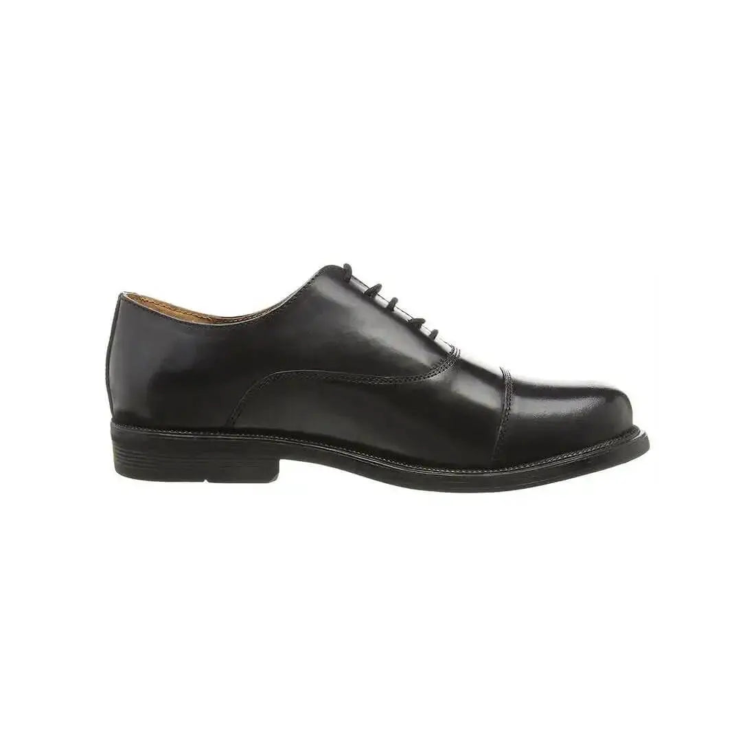 Scimitar Mens Capped Oxford Cadet Parade Black Shoe - John Bull Clothing