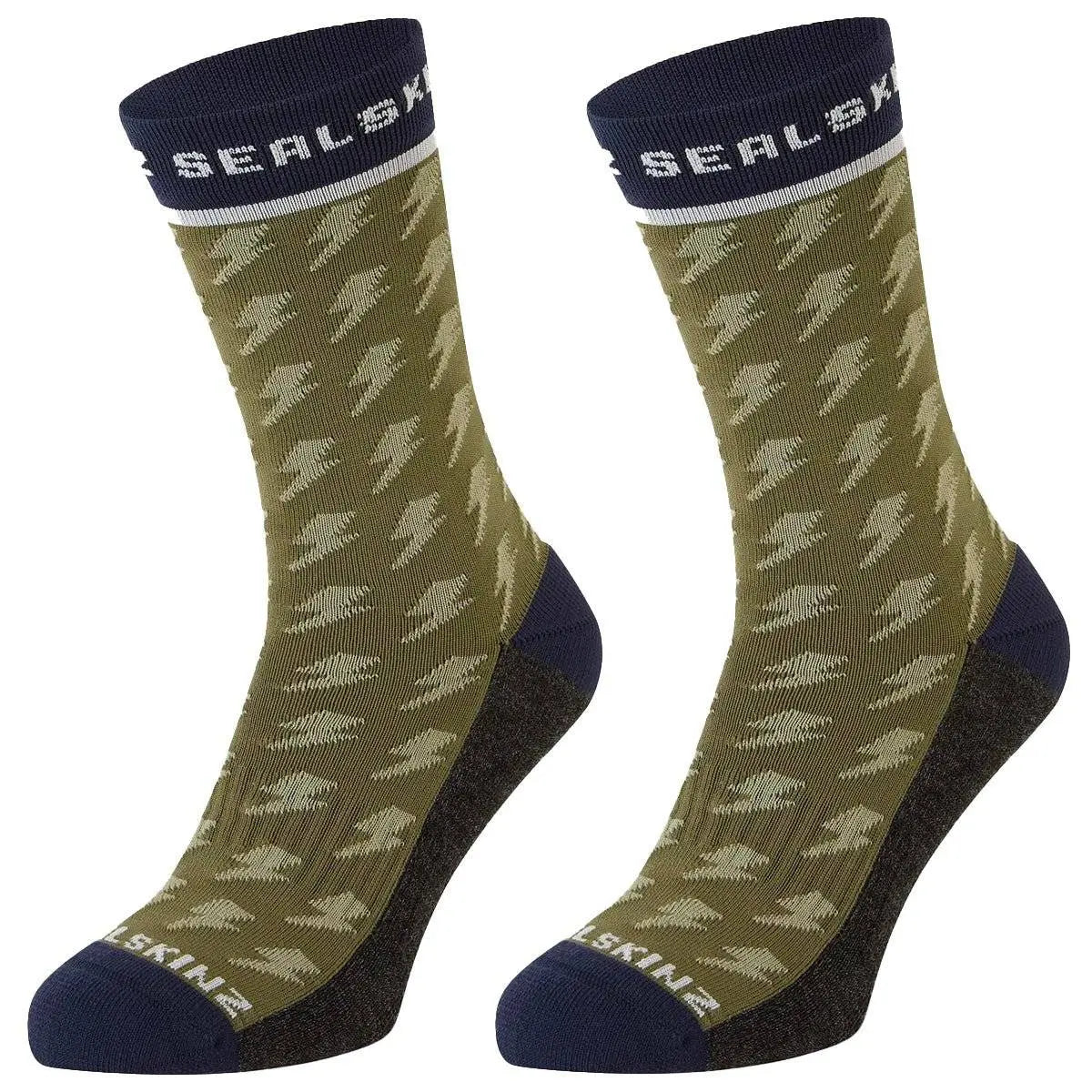 Sealskinz Rudham Lighting Mid Length Meteor Active Socks - John Bull Clothing
