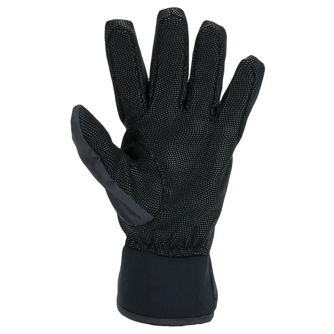 Close-up of Sealskinz Waterproof All Weather Lightweight Glove showcasing its textured grip palm for enhanced control and all-weather protection.