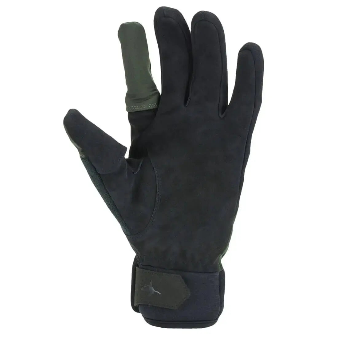Sealskinz Stanford Waterproof All Weather Sporting Glove showcasing a foldable trigger finger and reinforced grip for precision in hunting and shooting.