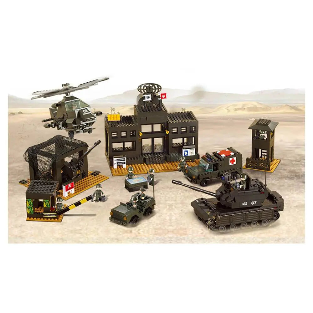 Sluban Army Headquarters Set M38-B7100 - John Bull Clothing