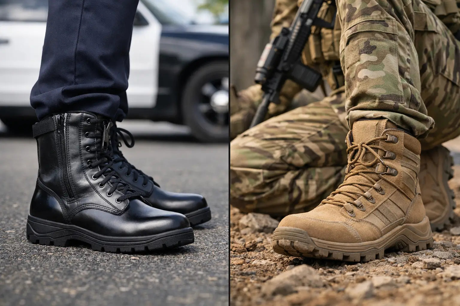 Police Boots vs Tactical Boots: Key Differences