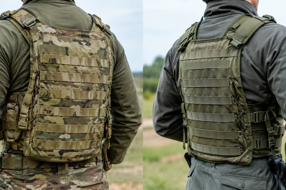 MOLLE Versus PLCE Webbing Systems Explained