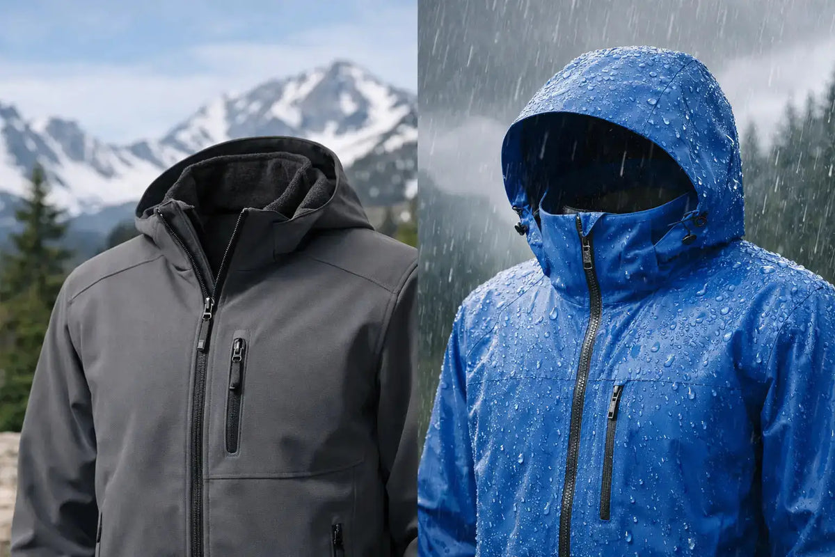 Soft Shell vs Waterproof Jacket