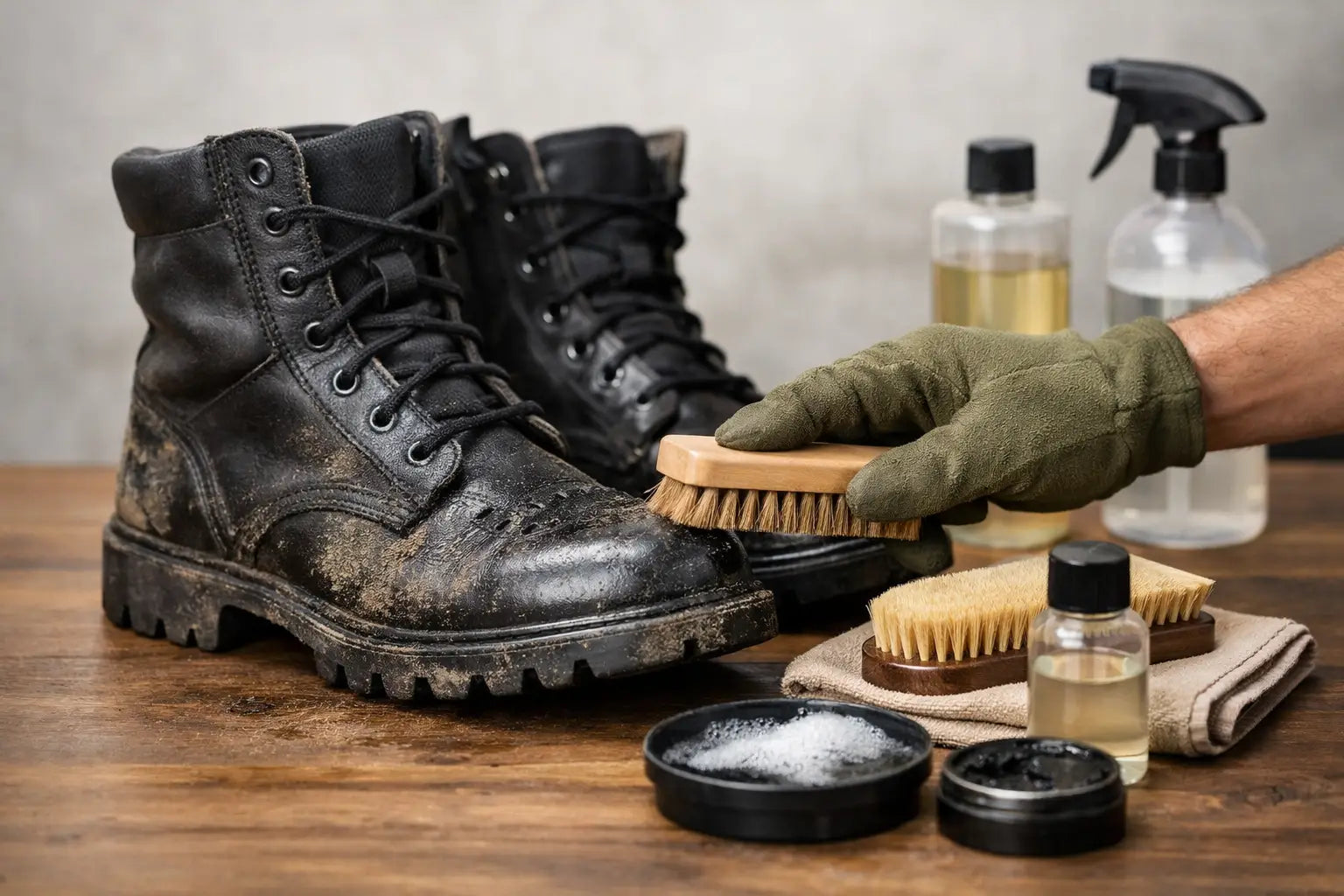 How to Clean Combat Boots Properly
