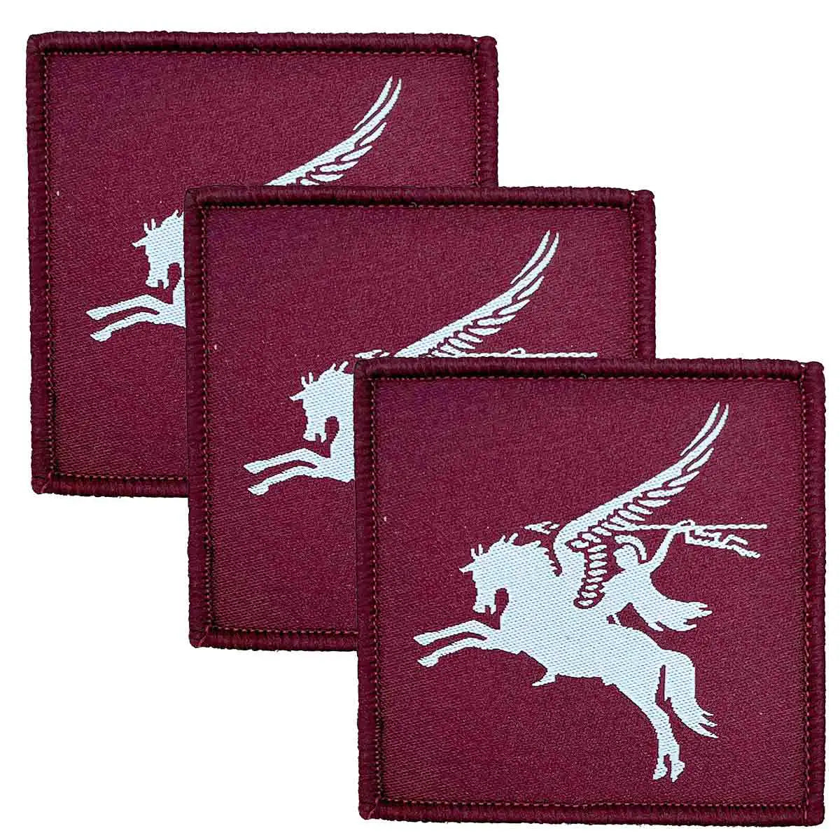 16 Air Assault (Pegasus) Brigade Hook & Loop Backing TRF - John Bull Clothing Maroon/Blue (Coloured) from  John Bull Clothing 