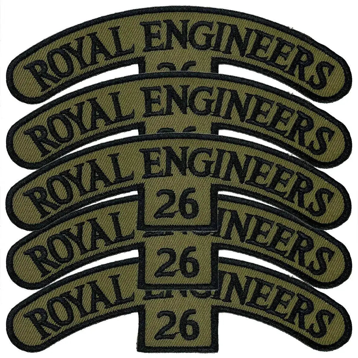 26 Engineer Regiment Iron On Shoulder TRF Patch - John Bull Clothing 5 Pack from  John Bull Clothing 