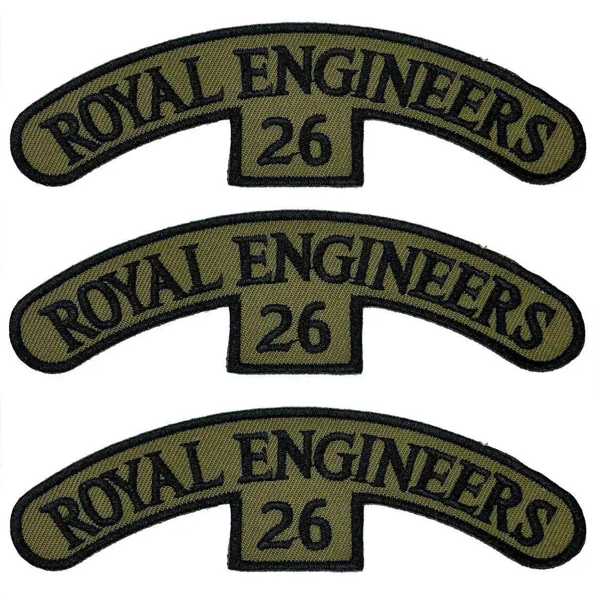 26 Engineer Regiment Iron On Shoulder TRF Patch - John Bull Clothing 3 Pack from  John Bull Clothing 