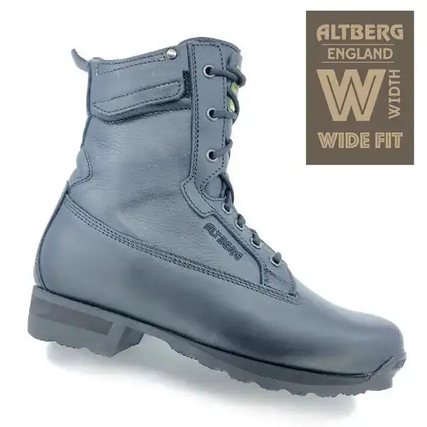 Altberg Falcon Pilot Black Boot MK3 Size 9 1_2 Wide Fit  from  John Bull Clothing 