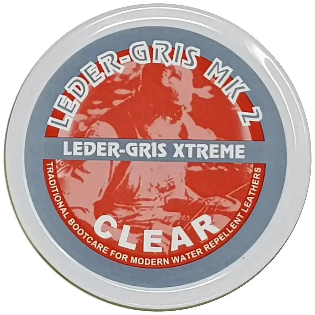 Leder-Gris Xtreme wax oil tin for shoe care 1 Tin from  John Bull Clothing 