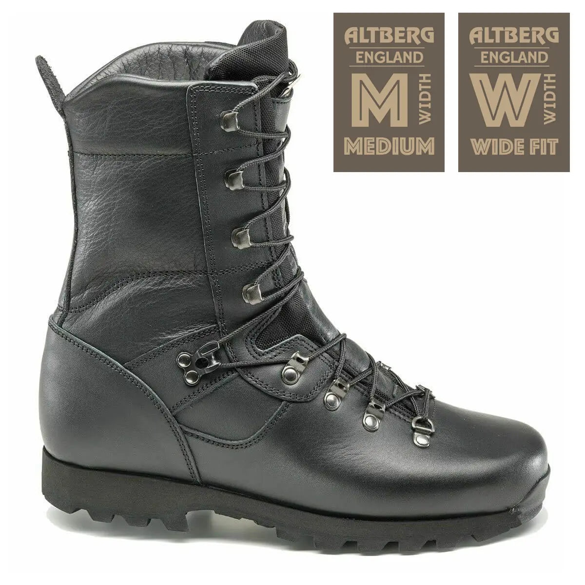 Altberg Sneeker Microlite Medium Fit Boot in Black with Medium-Wide Fitting Option