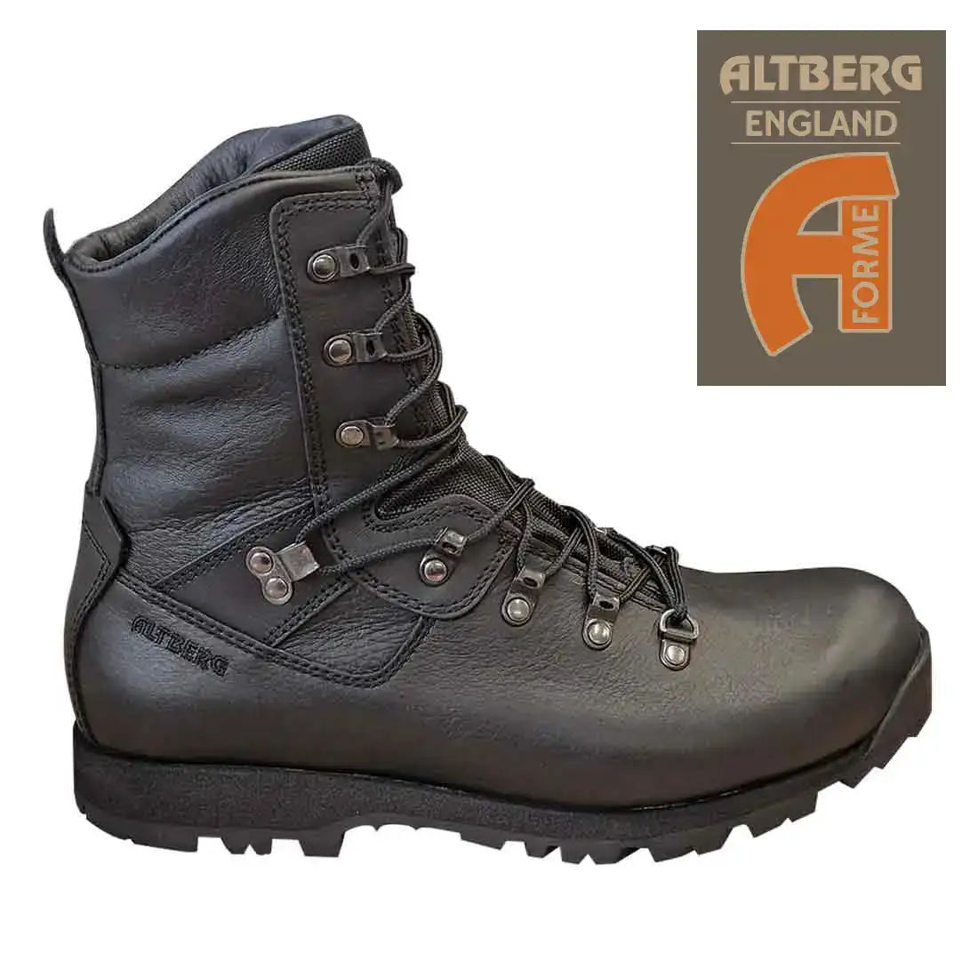 Altberg Tabbing MK3 Black Police Boot with AForme Fitting  from  John Bull Clothing 