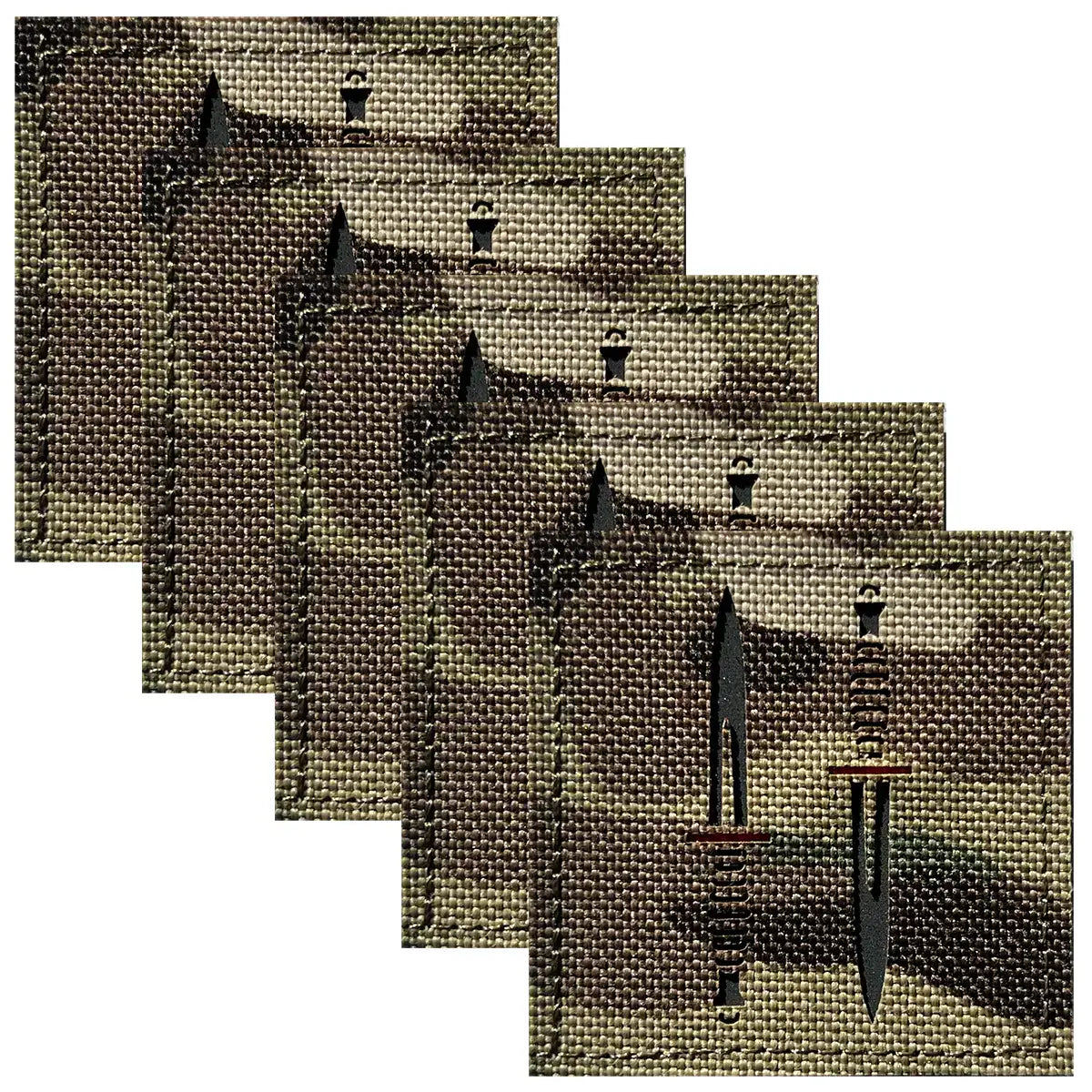 Black Velcro hook and loop fastener with textured surface, military patch accessory for tactical gear and uniforms