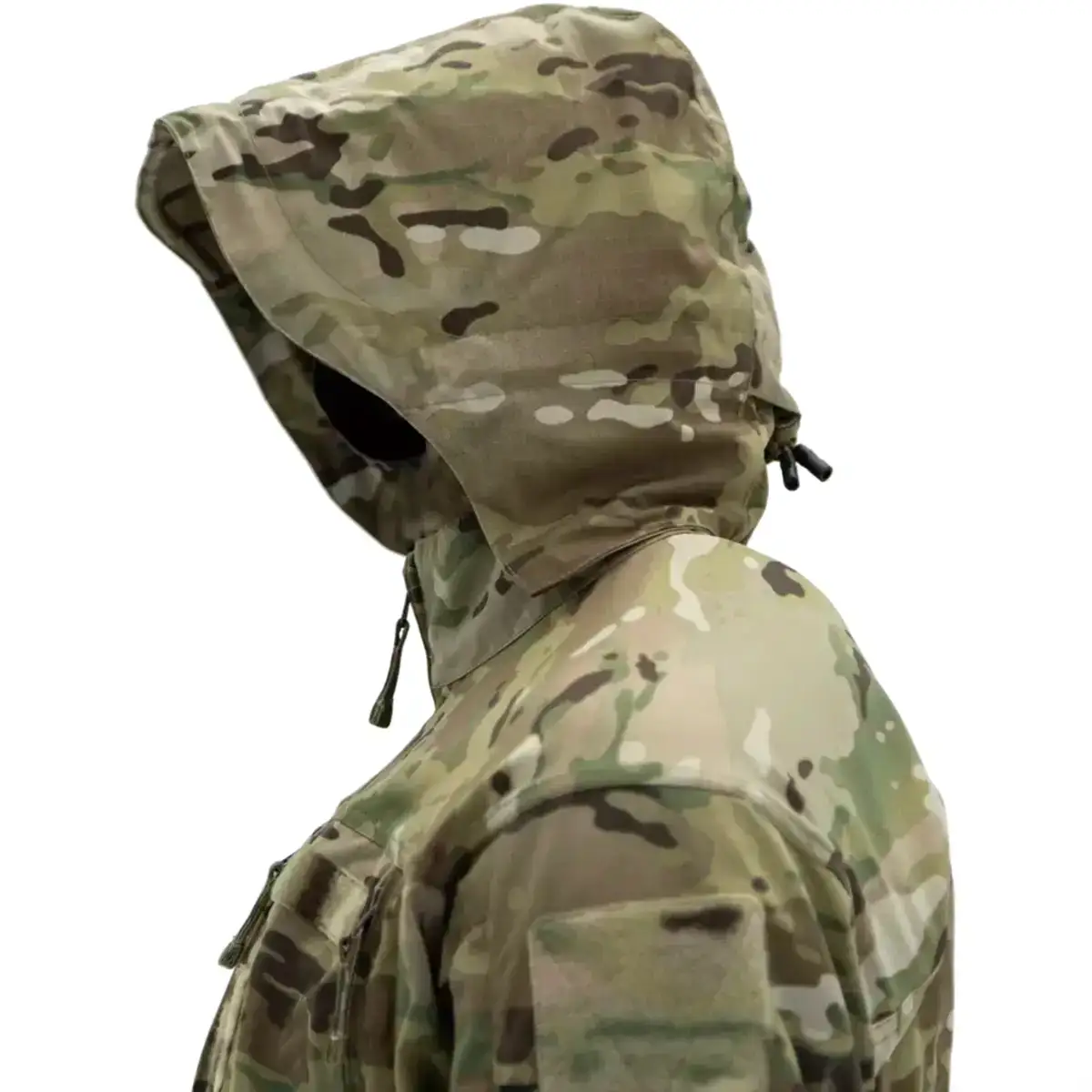Camouflage military jacket with hood and zip pockets  from  John Bull Clothing 