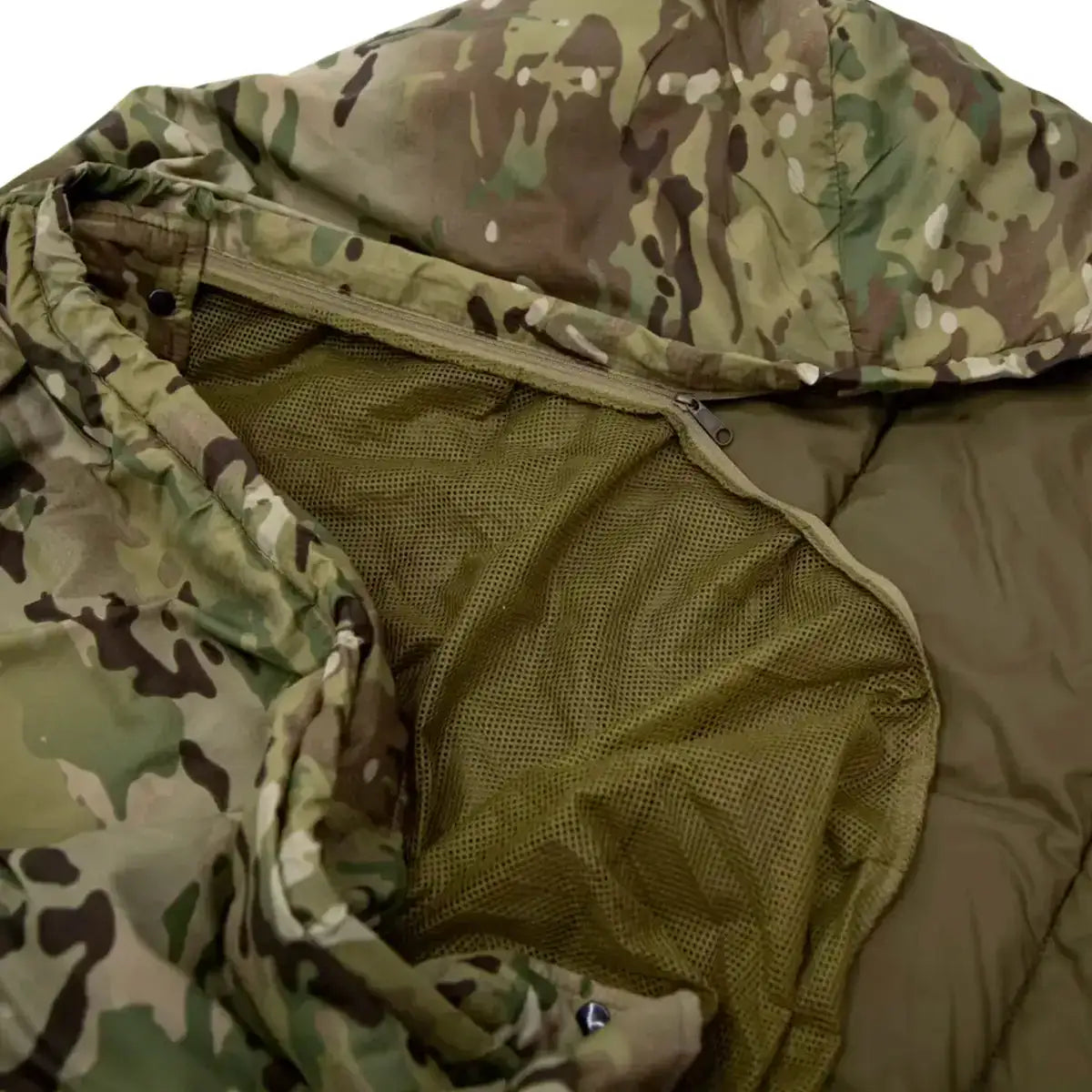 Carinthia Tropen Summer Sleeping Bag Multicam with Mosi Net for camping and hiking  from  John Bull Clothing 
