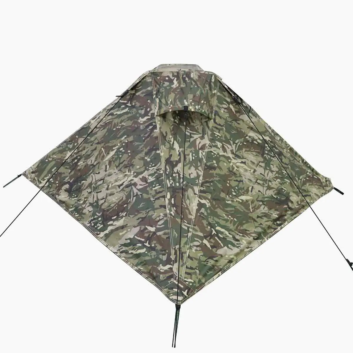 Highlander Blackthorn 1-Person Lightweight Camo Tent - Front View  from  John Bull Clothing 