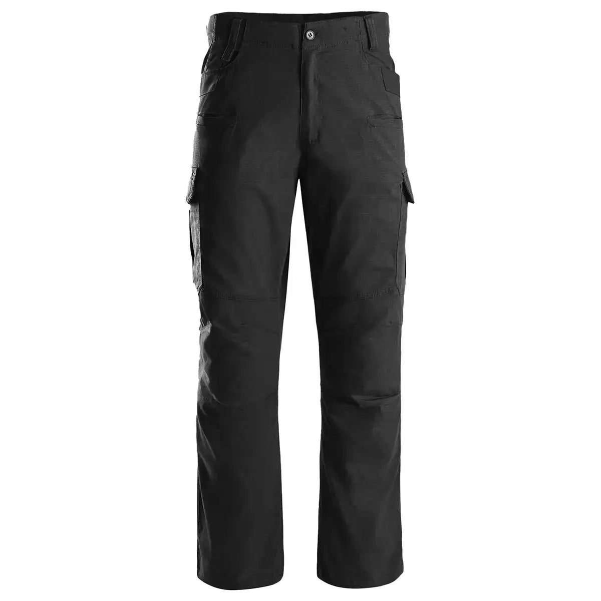 Highlander Magnum Teflon Trousers in black, featuring durable ripstop fabric and multiple utility pockets for activewear performance. Black from  John Bull Clothing 