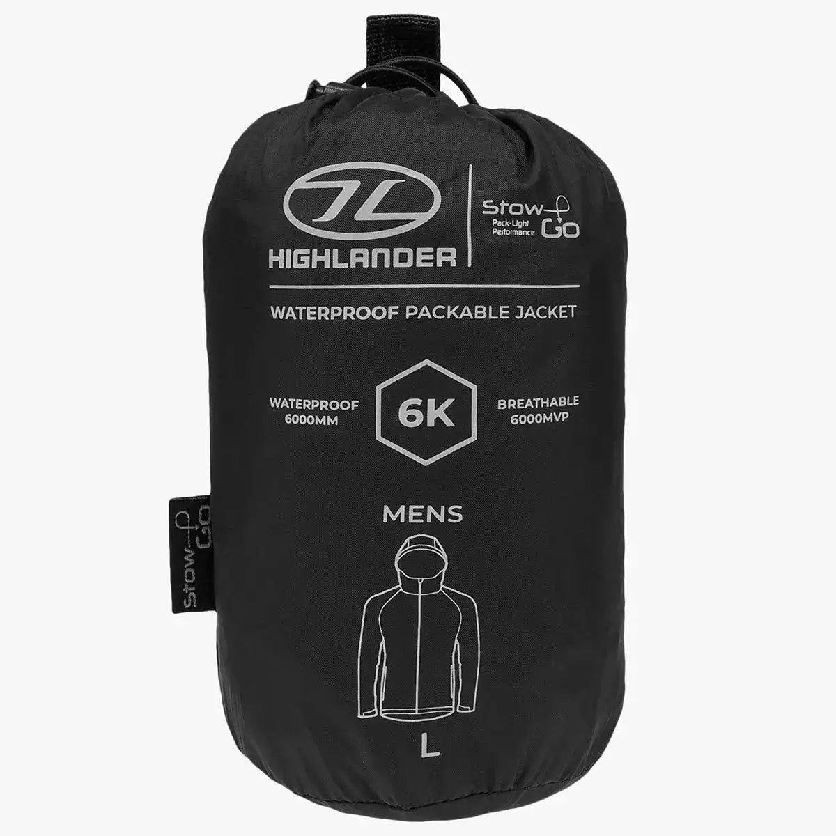 Highlander Stow and Go Waterproof Jacket Highlander  from  John Bull Clothing 