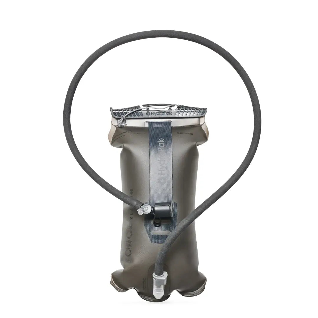 HydraPak Force Tactical Grey Water Reservoir with insulated drinking tube, ideal for rugged outdoor hydration needs | John Bulls