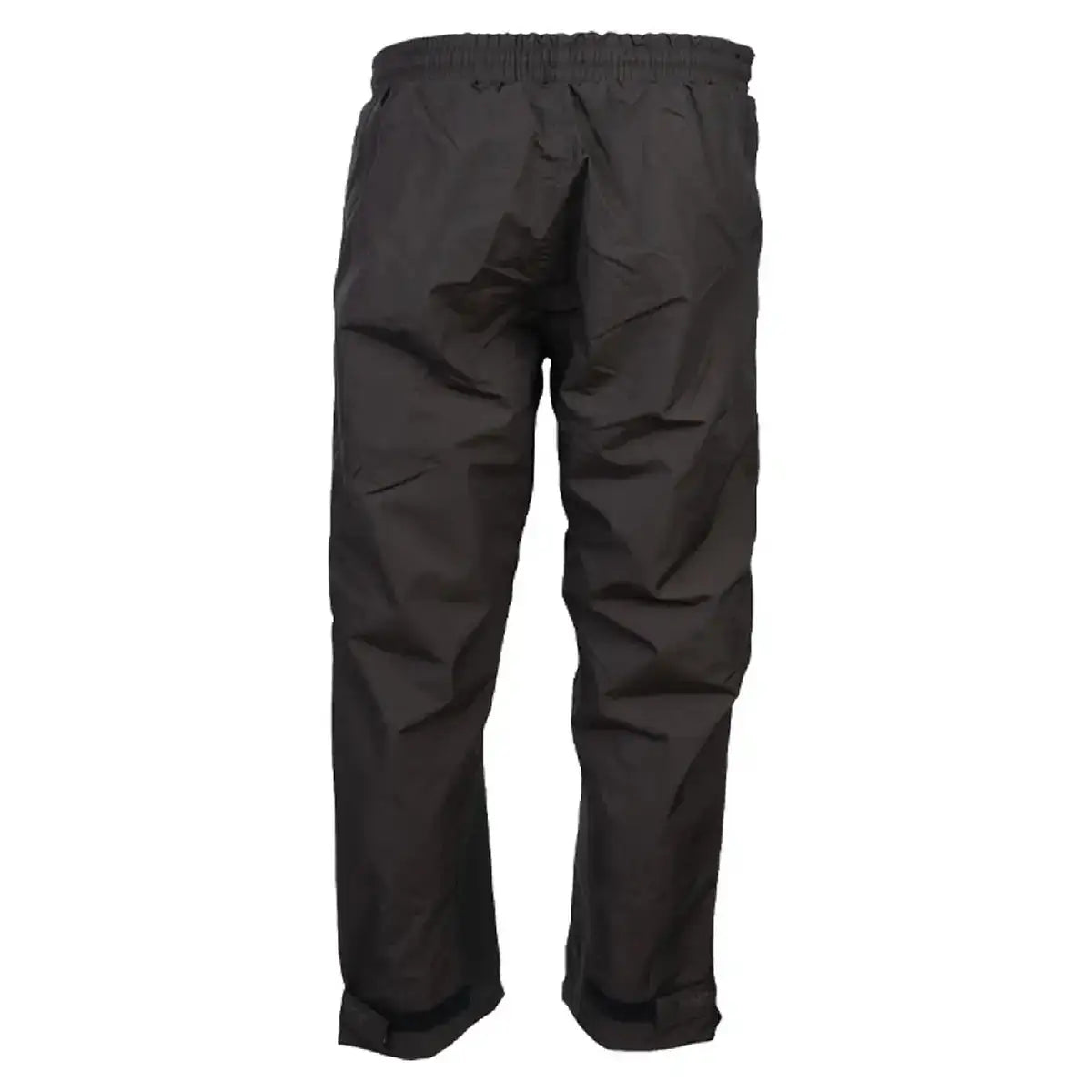 Rear view of Jack Pyke Technical Featherlite Over Trouser featuring elastic waistband and adjustable ankle cuffs for comfort.  from  John Bull Clothing 
