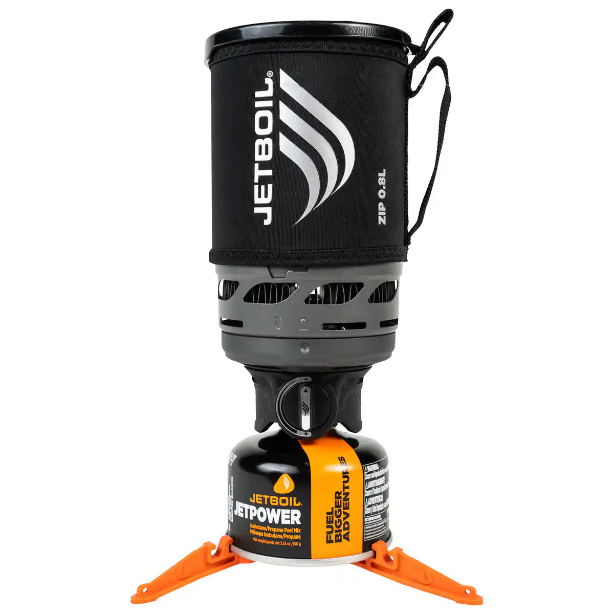 Jetboil Zip 0.8L Carbon Fast Boil Cooking System - Front View  from  John Bull Clothing 