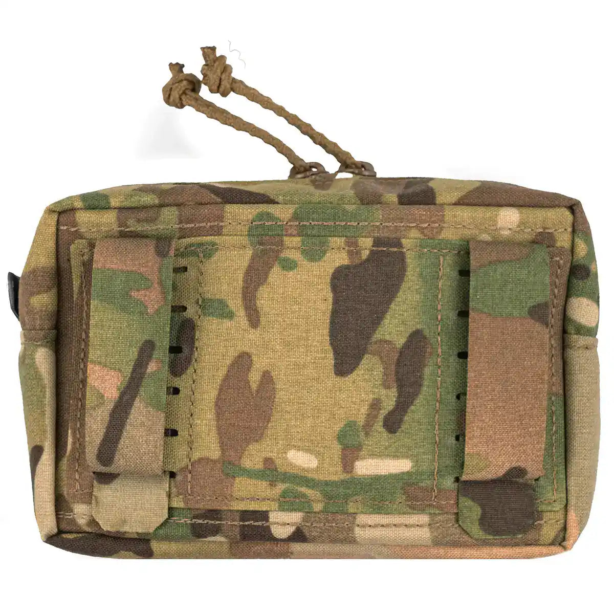 Multicam camouflage small GP pouch made of durable Cordura fabric with adjustable straps, ideal for weapon accessories, SKU: JB1290